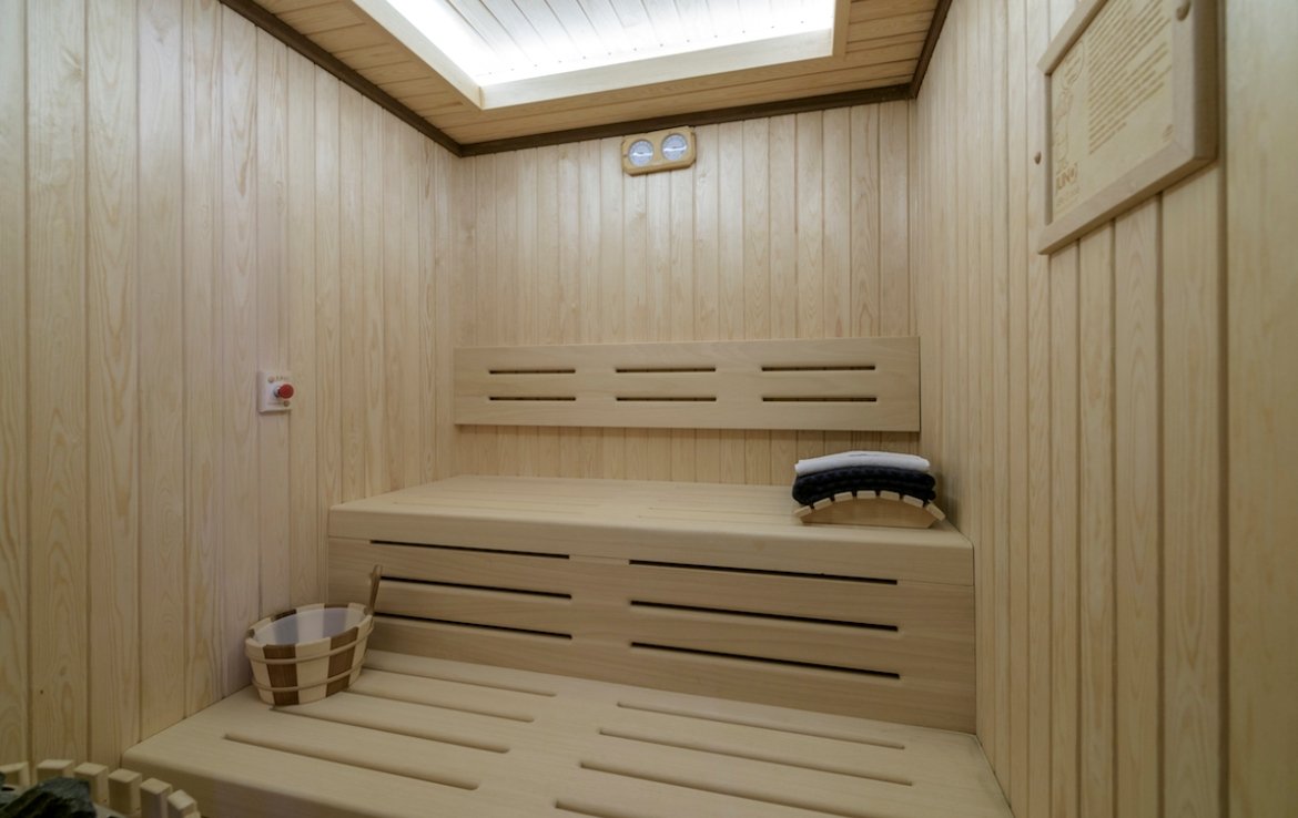house with sauna