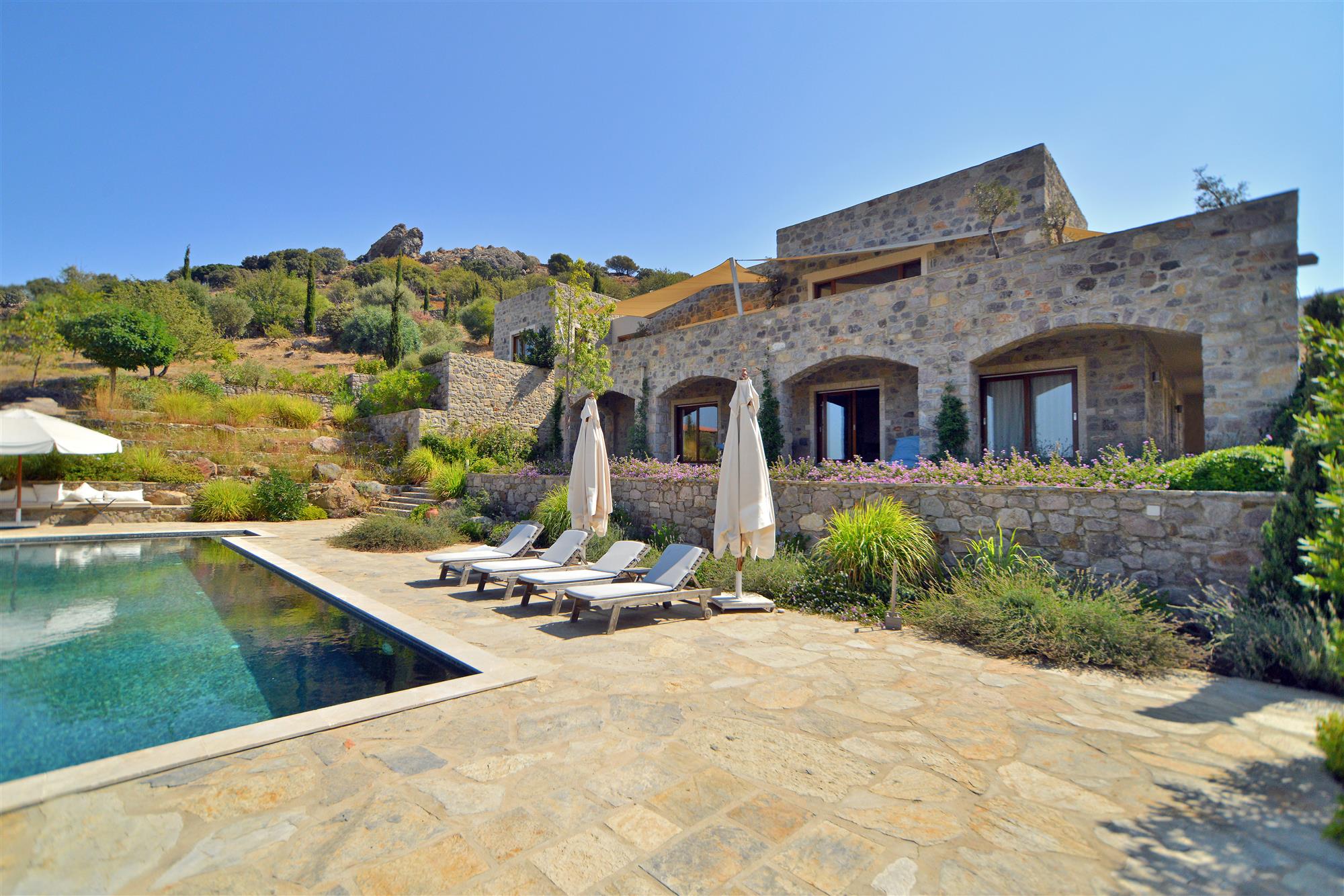 Stone villa with private pool