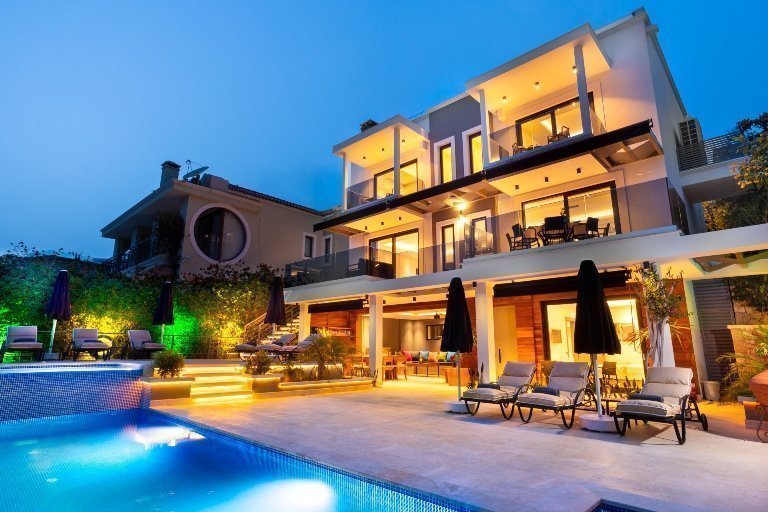Stunning New Build Sea View Villa For Sale In Kalkan - Luxury Property  Turkey