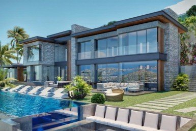 01 Luxury Mansion for sale with sea view Bodrum Yalikavak 2210