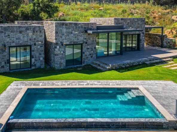 01 Luxury stone villa for sale Bodrum Gumusluk 2269