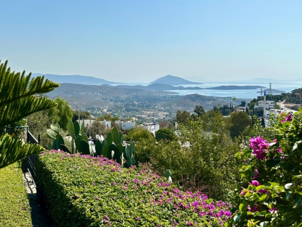 01 Sea view house for sale Bodrum Gurece 2291